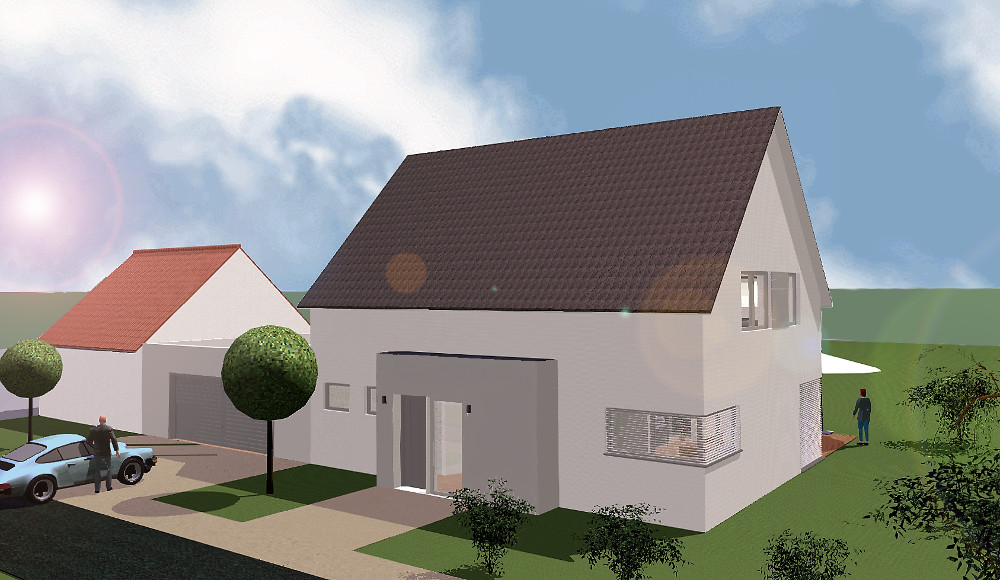 Ansicht Strasse Animation