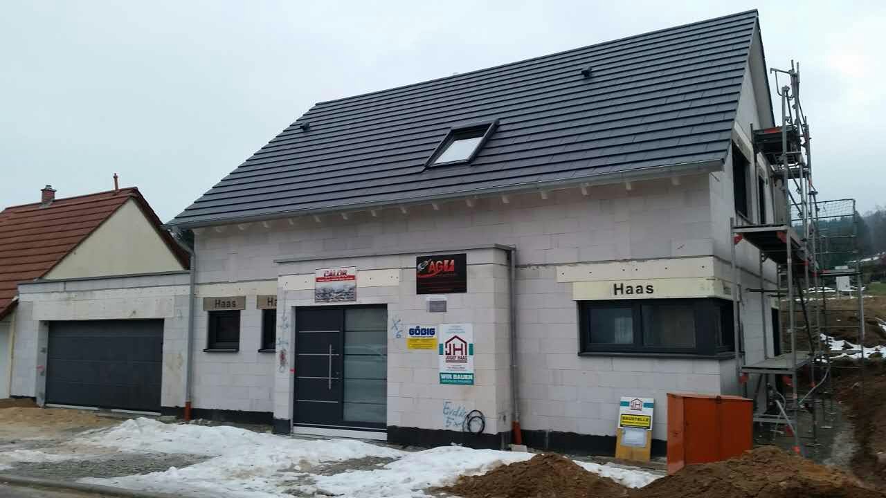 Ansicht Rohbau Strasse